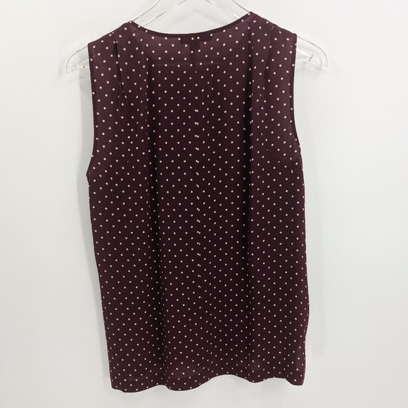 Madewell Silk Composition Star Polkadot Blouse Top - Picture 5 of 8
